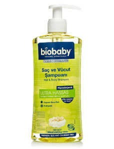 Biobaby Saç Ve Vücut Şampuanı 500 Ml (Pompalı)