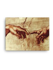 Michelangelo Buonarroti The Creation of Adam Kanvas Tablo