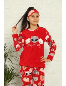 Akbeniz WelSoft Polar Kız Çocuk Pijama Takımı 4576