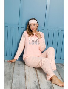 Akbeniz Welsoft Polar Kadın Pijama Takımı 8459
