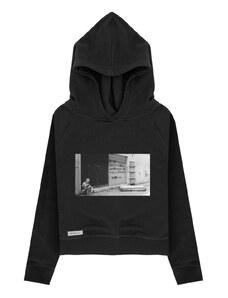 For Fun Stop Fucking with People Who Make You Feel Average / Crop Hoodie