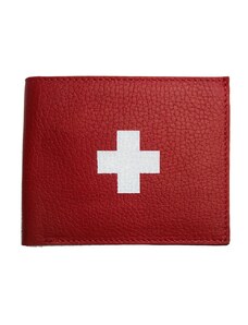 For Fun First Aid / Leather Wallet (Red)