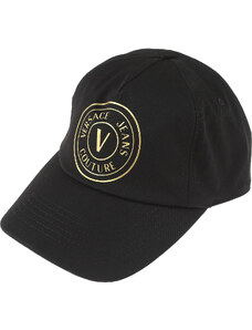 Versace Jeans Couture Kadınlar İçin Şapkalar, Kasketler, Kepler, Siyah, Pamuk, 2024