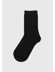 Siyah Miovela MVC13 Siyah Organik Pamuklu Çocuk Çorabı