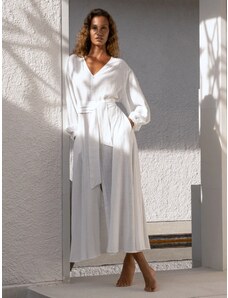 Luciee Muslin Dress White - Blanche
