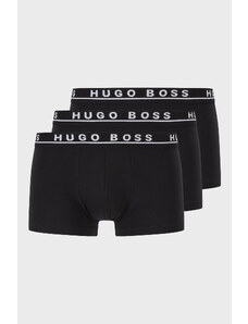 Hugo Boss Boss Pamuklu 3 Pack Erkek Boxer 50325403 001 Siyah