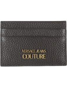 Versace Jeans Couture Erkekler İçin Kartlıklar, Cüzdanlar, Anahtarlıklar İndirimli Satış, Siyah, Deri, 2024
