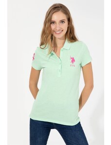 U.S. Polo Assn. Kadın Mint Basic Polo Yaka Tişört