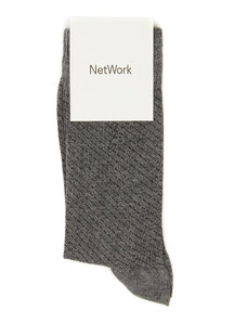 NetWork Gri Siyah Erkek Çorap