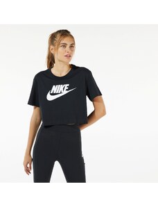 Nike Sportswear Essential Crop Kadın Siyah T-Shirt.BV6175.010