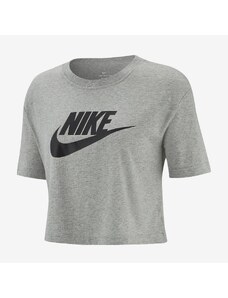 Nike Sportswear Essential Crop Kadın Gri T-Shirt.BV6175.063