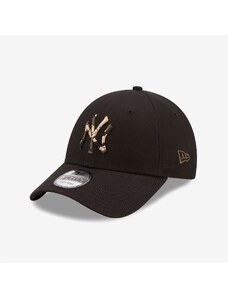 New Era New York Yankees Logo Dolgulu 9Forty Unisex Siyah Şapka.34-60240656.-
