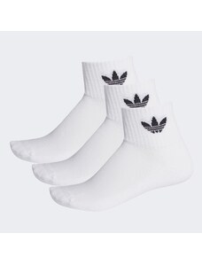 adidas Mid Ankle 3'lü Unisex Beyaz Çorap.FT8529.-