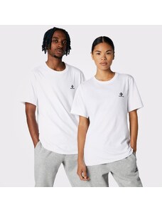 Converse Go-To Embroidered Star Chevron Unisex Beyaz T-Shirt.10023876.102