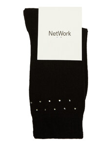 NetWork Siyah Desenli Kadın Çorap
