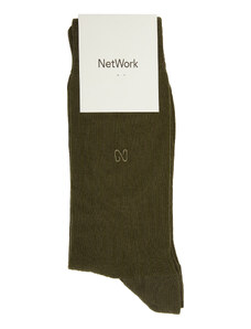 NetWork Haki Desenli Erkek Çorap