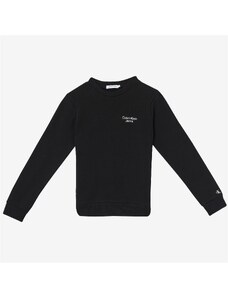 Calvin Klein Jeans Stack Logo Çocuk Siyah Sweatshirt