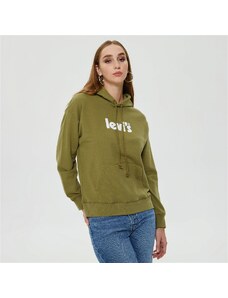 Levi's Graphic Standard Seasonal Kadın Yeşil Hoodie Sweatshirt.34-A2640.17