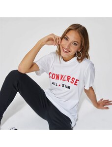Converse Go-To All Star Logo Unisex Beyaz T-Shirt.10023844.102