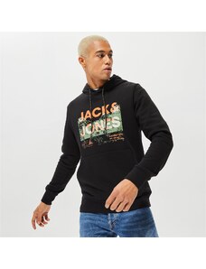 Jack & Jones Jcotrek Logo Erkek Siyah Sweatshirt.34-12210076.CN10