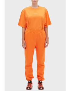 Les Benjamins Logolu Regular Fit Elastik Bel Bantlı Cepli % 100 Pamuk Bayan Pantolon Lb22fwessfusp-304 Orange