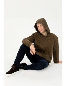 U.S. Polo Assn. Erkek Coconut Kapüşonlu Comfort Sweatshirt