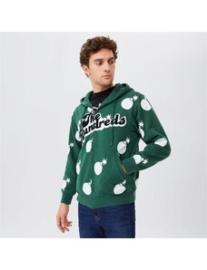 The Hundreds Endless Ziphood Erkek Yeşil Hoodie Sweatshirt.34-T22F102025.FOR