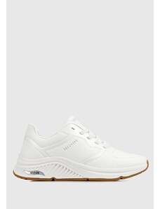 Skechers Wht Arch Fit S-Miles- Mile Makers Beyaz Kadın Sneaker 155570