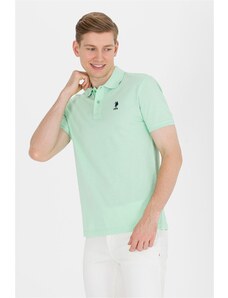 U.S. Polo Assn. Erkek Mint Yeşili Basic Polo Yaka Tişört