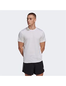 adidas Designed 4 Running Erkek Beyaz T-Shirt.34-HC9826.-