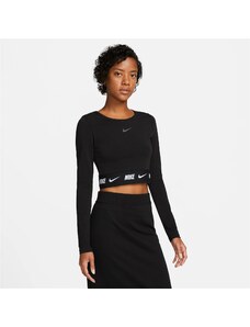 Nike Sportswear Kadın Siyah Crop T-Shirt.DX2315.010