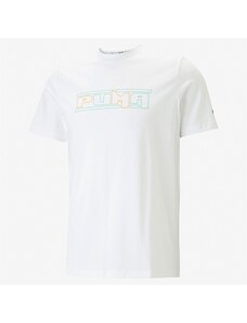 Puma Swxp Graphic Erkek Beyaz T-Shirt.34-538219.02