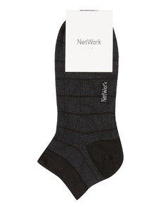 NetWork Siyah Antrasit Çorap