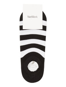 NetWork Siyah Beyaz Çorap