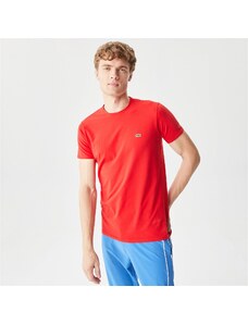 Lacoste Erkek Slim Fit Bisiklet Yaka Kırmızı T-Shirt.100-TH0998.240