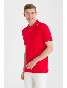 U.S. Polo Assn. Erkek Kırmızı Basic Polo Yaka Tişört