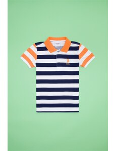 U.S. Polo Assn. Erkek Çocuk Lacivert Polo Yaka Tişört
