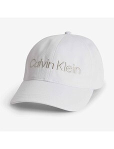 Calvin Klein Must Minimum Logo Kadın Beyaz Şapka.34-K60K610613.YAF