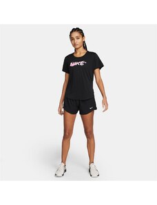 Nike One Dri-Fit Mid Rise 8Cm Kadın Siyah Şort