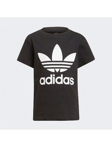 adidas Adicolor Trefoil Çocuk Siyah T-Shirt.34-H25245.-
