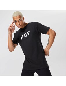 Huf Essentials Logo Erkek Siyah T-Shirt