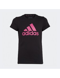 adidas Essentials Big Logo Cotton Çocuk Siyah T-Shirt.34-IC6122.-