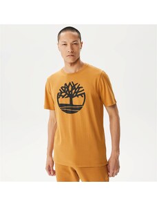 Timberland Tree Logo Sleeve Erkek Turuncu T-Shirt.34-TB0A2C2RP471.-