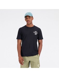 New Balance Essentials Reimagined Erkek Siyah T-Shirt.MT31518-BK.1