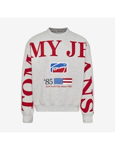 Tommy Jeans Comfort Modern Sport Crew Erkek Gri Sweatshirt.34-DM0DM15689.PJ4