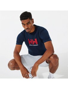 Helly Hansen Logo Erkek Lacivert T-Shirt