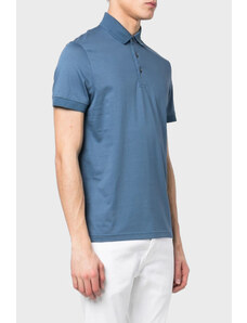 Tommy Hilfiger Logolu % 100 Pamuk Slim Fit Erkek Polo T Shirt Mw0mw30758 Dbx Mavi