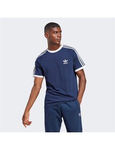 Adidas Adicolor Classics 3-Stripes Erkek Lacivert T-Shirt