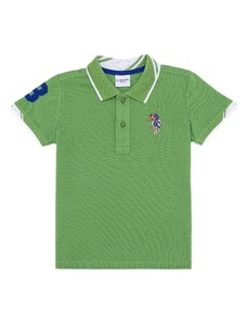 U.S. Polo Assn. Erkek Çocuk Yeşil Polo Yaka Tişört
