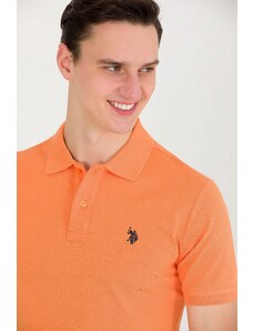 U.S. Polo Assn. Erkek Turuncu Basic Polo Yaka Tişört